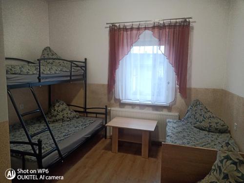 Ένα ή περισσότερα κρεβάτια σε δωμάτιο στο 4U Hostel Zgorzelec - Free Parking