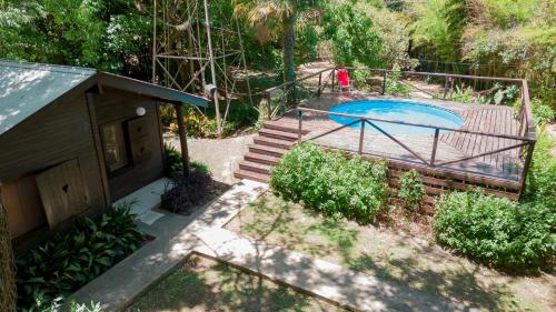 Bazén v ubytování Cabaña - El Bamboo Eventos nebo v jeho okolí