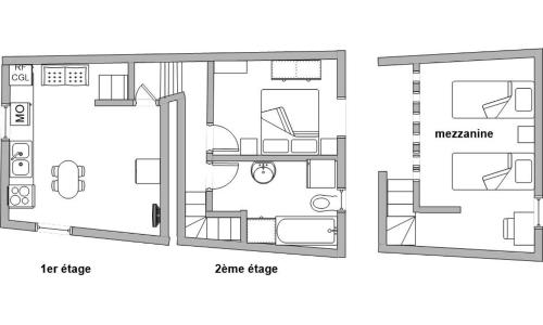 d'un étage dans l'établissement Le gite 