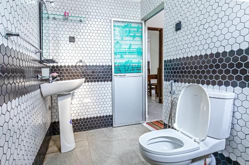 Koupelna v ubytování Blueray Villa