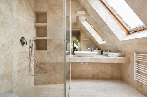 Kúpeľňa v ubytovaní Krupówki Loft