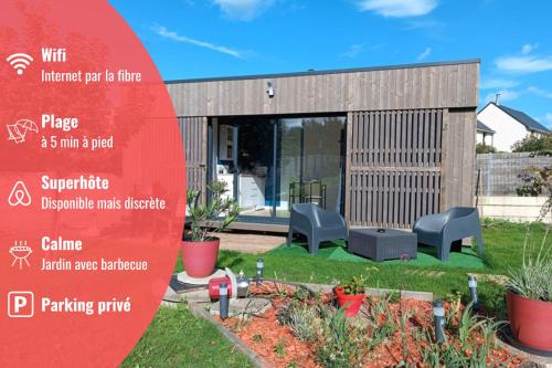 La cabane au fond du jardin - 300m de la plage