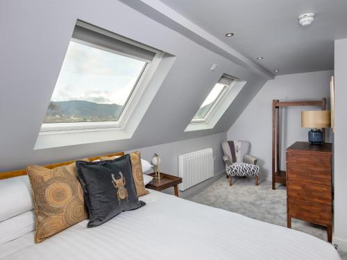 Ένα ή περισσότερα κρεβάτια σε δωμάτιο στο Apartment 6 Catbells