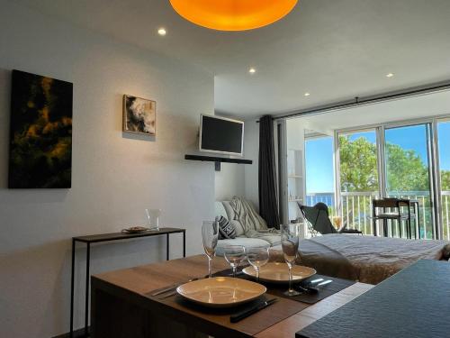 Vacances paradisiaques, Plage Cannes boccacabana, studio