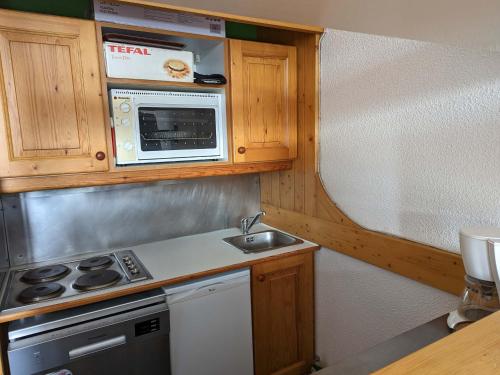 Studio confortable au pied des pistes avec balcon