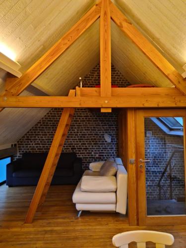 Půdorys ubytování Cosy loft in the Flamish Ardennes