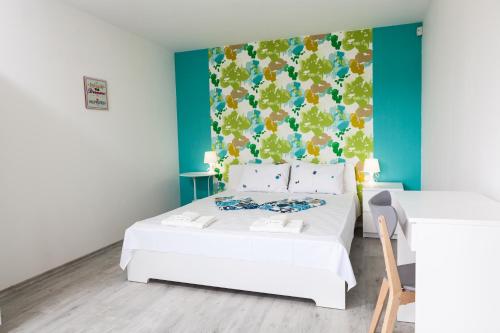 Postel nebo postele na pokoji v ubytování Krapets Holiday Villas
