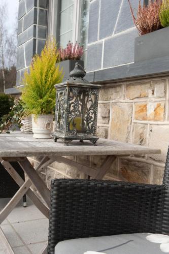 Balkón nebo terasa v ubytování B&B Maison Ruthier