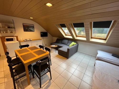 Kuchyň nebo kuchyňský kout v ubytování Horský penzion a bistro Čepice