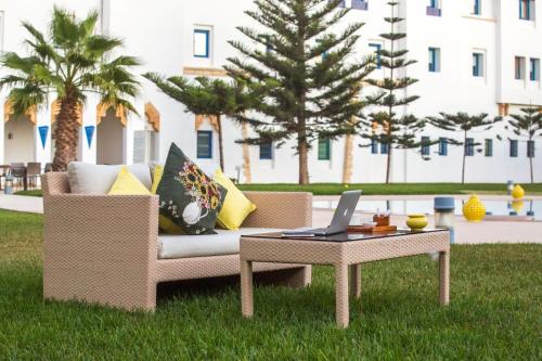 Jardín al aire libre en Hôtel La Perle de Mogador