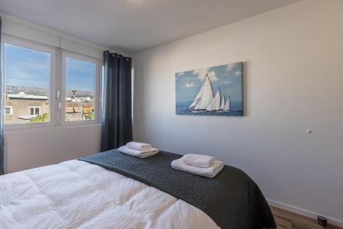 Sundowners Apartment, 52qm, double & two single beds, 10 min from Old Town of Split