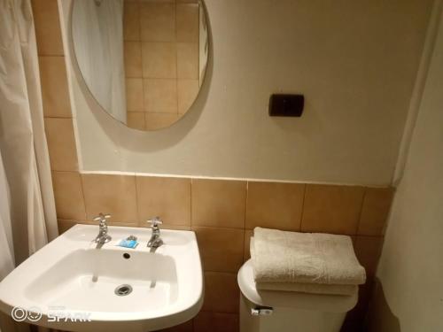 Koupelna v ubytování Motel ZAVA