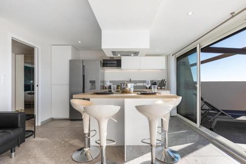Le XO - Appartement luxe - coursive - terrasse - Port Nature 2 - Village Naturiste