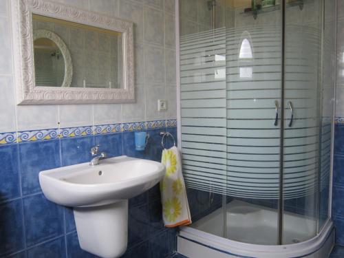 Koupelna v ubytování Guest house Bankya