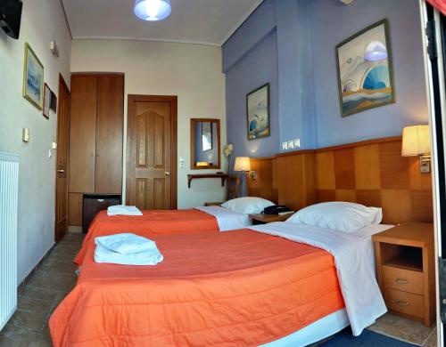 Ένα ή περισσότερα κρεβάτια σε δωμάτιο στο TARLAS ROOMS