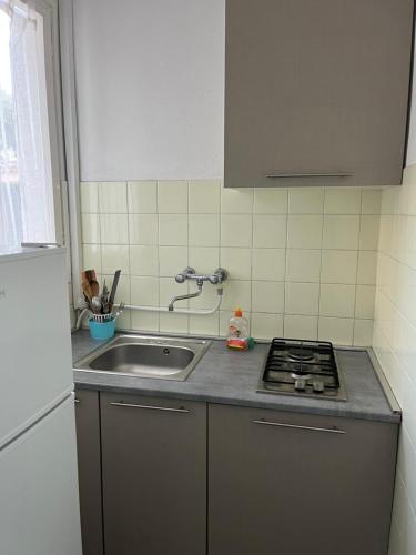 Η κουζίνα ή μικρή κουζίνα στο Villaggio Turistico da Tonino