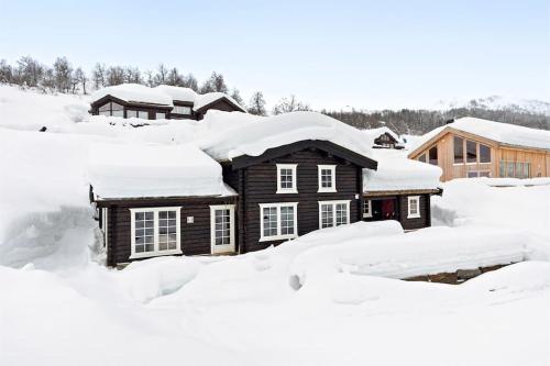 Το Large and luxurious family cabin in Myrkdalen τον χειμώνα