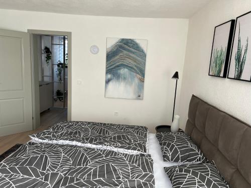 a bedroom with a bed and a couch at Old town,Kovaci 2 in Sarajevo