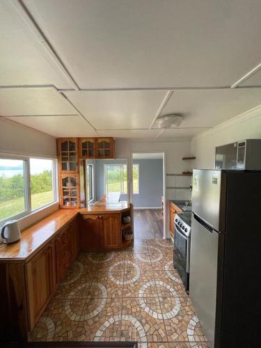 Una cocina o zona de cocina en Casa EL CIERVO, Los Riscos, Puerto Varas