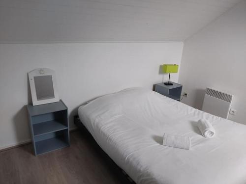 Posteľ alebo postele v izbe v ubytovaní Appartement duplex avec garage Annecy centre et Lac