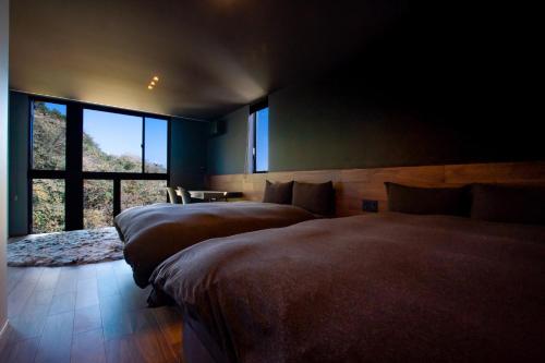 Postelja oz. postelje v sobi nastanitve Awaji-shima C-Side Dual View - Vacation STAY 88182v