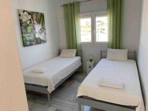 Postel nebo postele na pokoji v ubytování 4+2 beds apartment in VillaMartin, Torrevieja