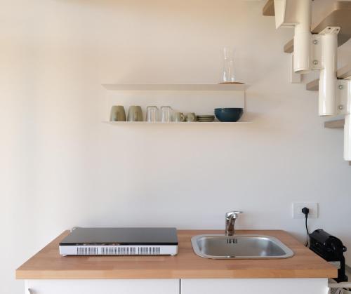 Η κουζίνα ή μικρή κουζίνα στο La Risorta