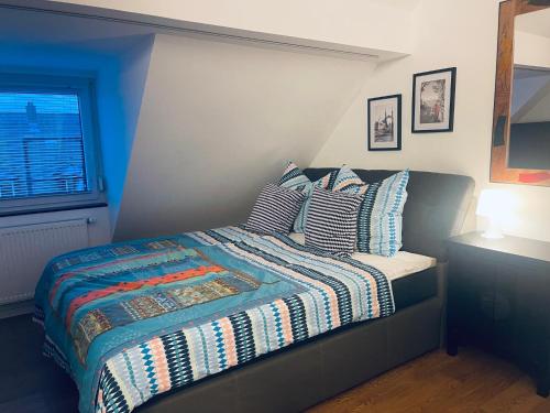 Кровать или кровати в номере Casa Neuenheim