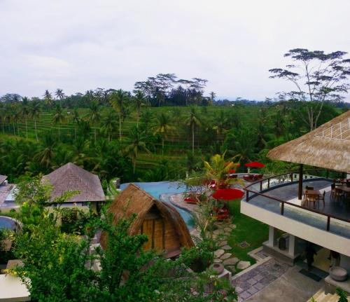 Puri Sebali Resort — Bird's eye view
