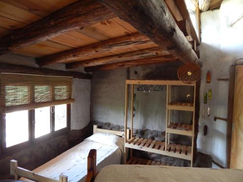 Katil atau katil-katil dalam bilik di Ecohostel Tay Pichin