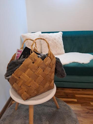 Χώρος καθιστικού στο Lux apartmani Dunja Kopaonik Čardaci - WHITE