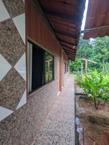a building with a window on the side of it at La Katalinda in Drake