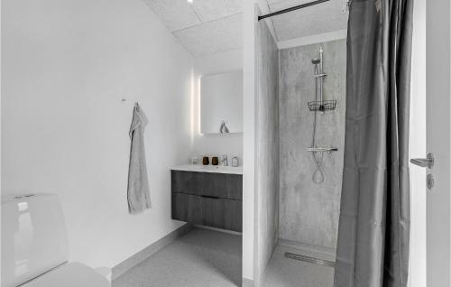 Koupelna v ubytování Nice Home In Skjern With Wifi