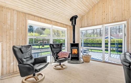 Posezení v ubytování Holiday Home Udsigten Rudkøbing I
