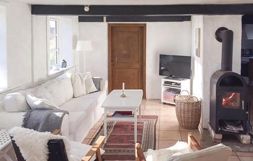 TV a/nebo společenská místnost v ubytování Holiday Home Skolevejen