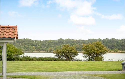 a view of a park with a body of water at Beautiful Home In Gråsten With Wifi in Gråsten