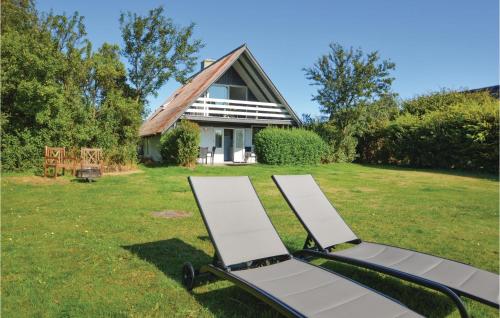 Zahrada ubytování Three-Bedroom Holiday Home In Haderslev