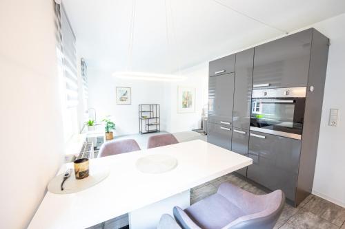 Η κουζίνα ή μικρή κουζίνα στο Ferienhaus Kleiner Kaiser