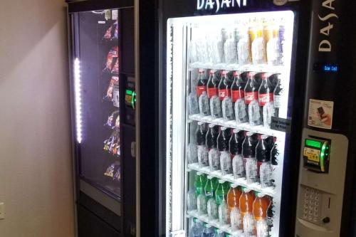 a refrigerator filled with lots of different types of drinks at Comfort Inn & Suites Tempe Phoenix Sky Harbor Airport in Tempe