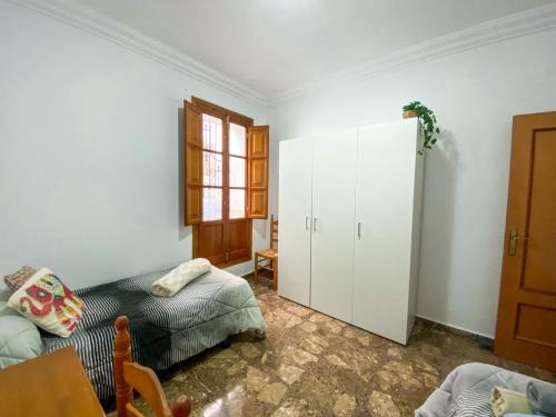 Katil atau katil-katil dalam bilik di Alojamiento Rural El Rio