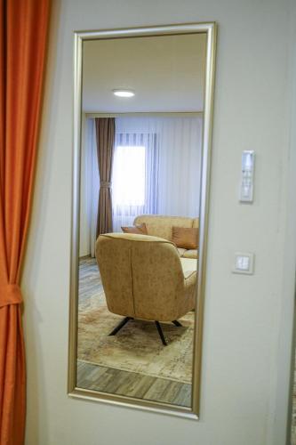 Posezení v ubytování Old House Apartment
