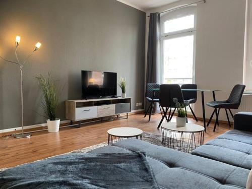 En sittgrupp på AKK4 - Apartment MD Zentrum nähe Uni und Hbf