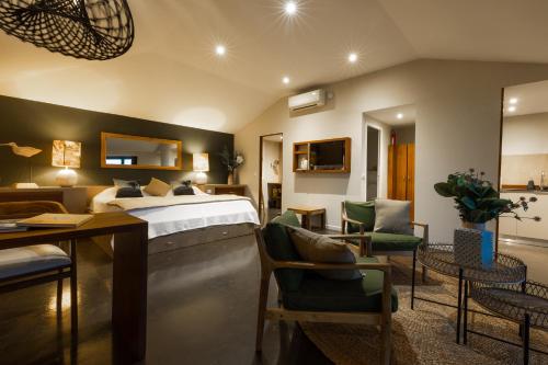 Istumisnurk majutusasutuses Karibuni Boutique Hotel