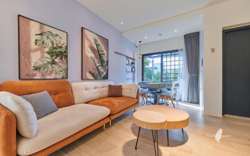 Zona de estar de 好室一庒House in field宜蘭獨棟平房民宿 可包棟