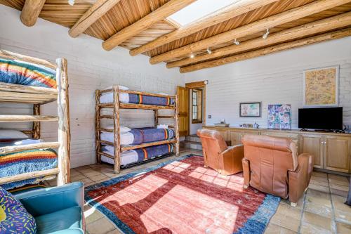 Ένα ή περισσότερα κρεβάτια σε δωμάτιο στο Casa Kiva
