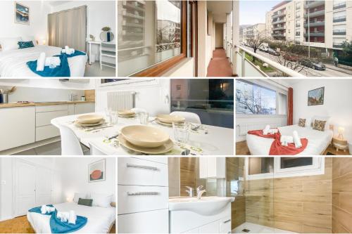 Fotografia z galérie ubytovania HOMEY LA COLOC BRILLANT - Colocation haut de gamme de 3 chambres uniques et privées / Proche centre-ville et transports en commun / Balcons / Wifi gratuit v destinácii Annemasse