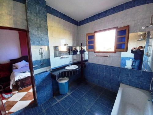 Koupelna v ubytování Lucky House