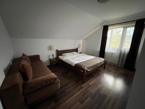 Katil atau katil-katil dalam bilik di Vila Irina