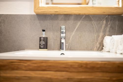 Koupelna v ubytování Bergwiese