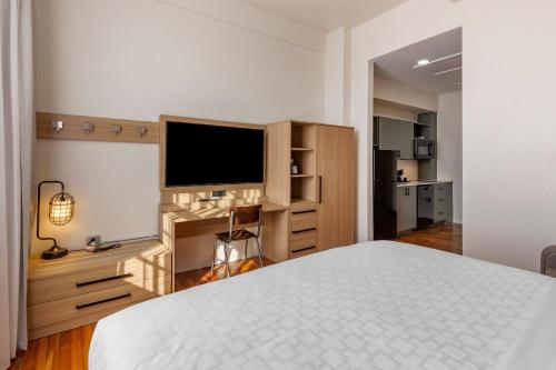 Μια τηλεόραση ή/και κέντρο ψυχαγωγίας στο Inn at Blackstone